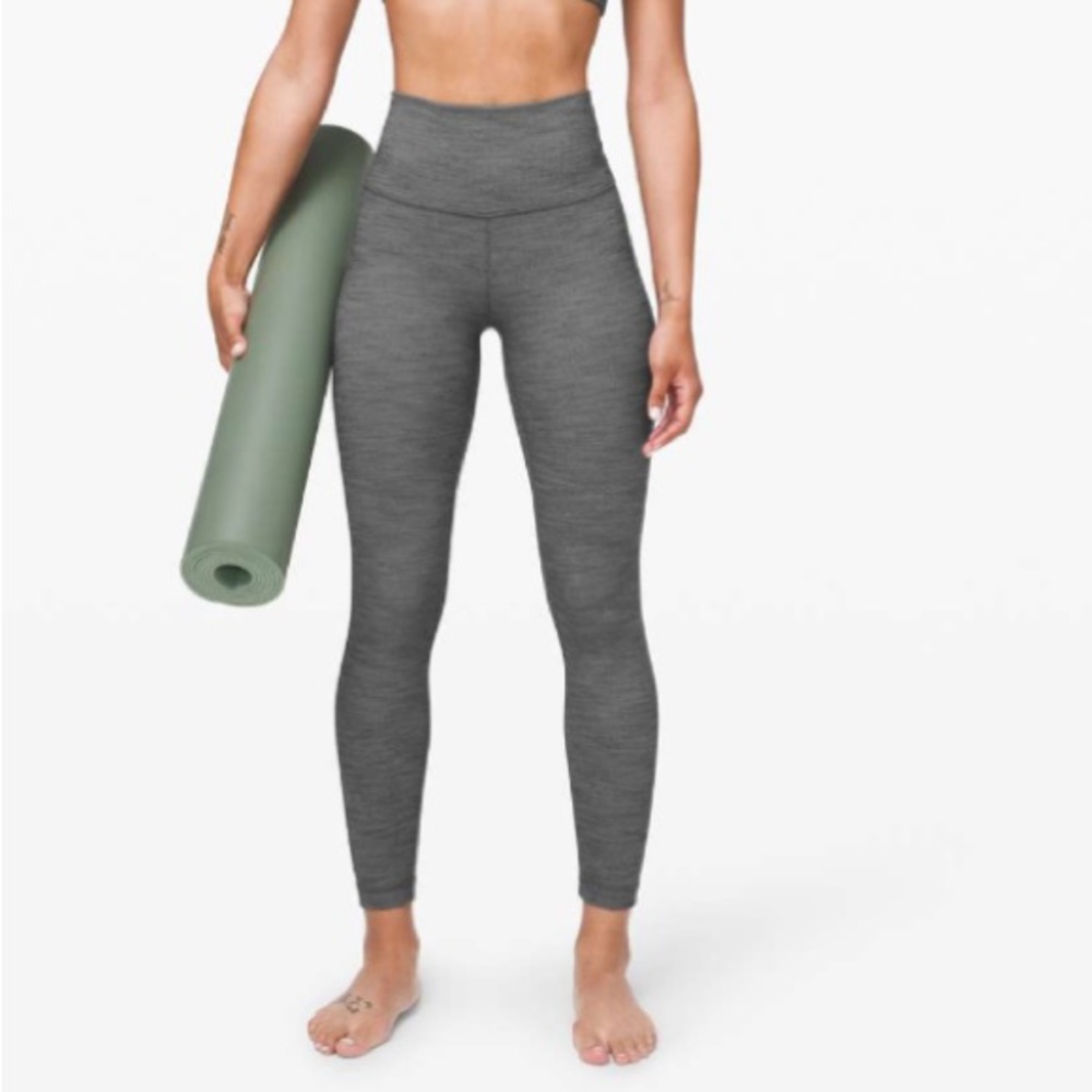 Lululemon align - high rise - grey herringbone